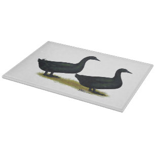 Planche À Découper Canards : Cayugas noirs