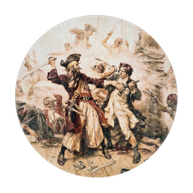 Planche À Découper Capture, Barbe noire pirate, Revenge de la reine A (Devant)