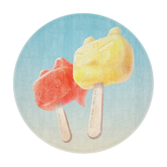 Planche À Découper Caractère Popsicles (Devant)