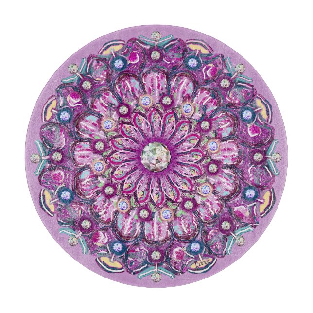 Planche À Découper Cardinal Red Rosace (Devant)