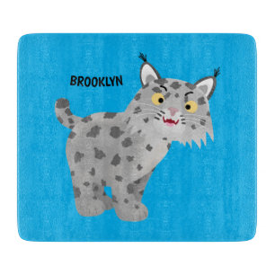 Planche À Découper Caricature de lynx de lynx de lynx