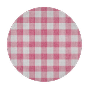 Planche À Découper Carreaux à carreaux Rose Poussiéreux