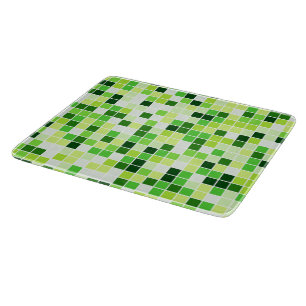 Planche À Découper Carreaux de Piscine, Carreaux de Mosaïque Verts, M