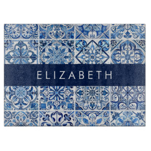 Planche À Découper Carreaux méditerranéens, Portugais, Azulejo, Votre