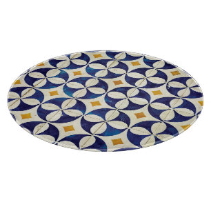 Planche À Découper Carreaux portugais - Azulejo Motif Design