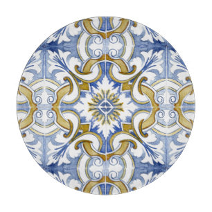 Planche À Découper Carrelage méditerranéen, majolica, style sicilien 