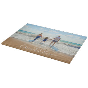 Planche À Découper Carte à découper avec texte photo personnalisé 