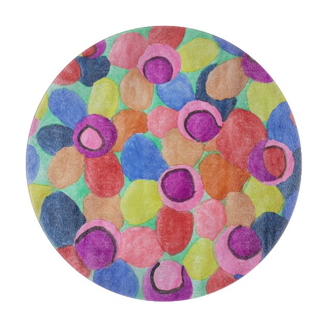 Planche À Découper Carte à découper couleur bonbon (Devant)