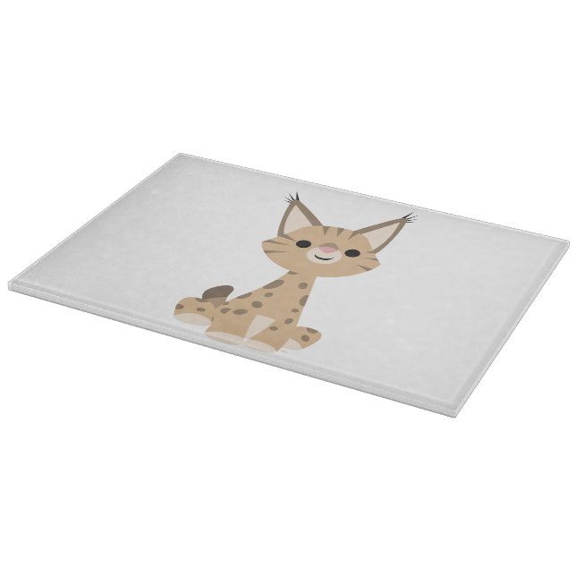 Planche À Découper Carte à découper Lynx Cartoon (Coin)