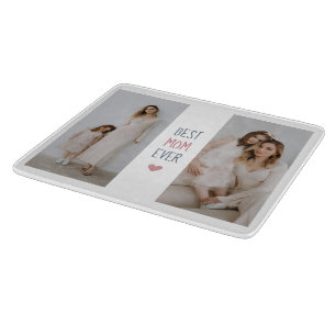 Planche À Découper Carte à découper personnalisée "Best Mom Ever"
