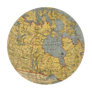 Planche À Découper Carte antique du Canada