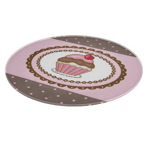 Planche À Découper Carte d'anniversaire avec le petit gâteau