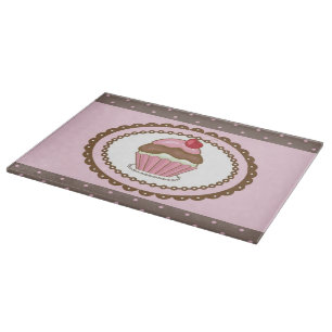 Planche À Découper Carte d'anniversaire avec le petit gâteau