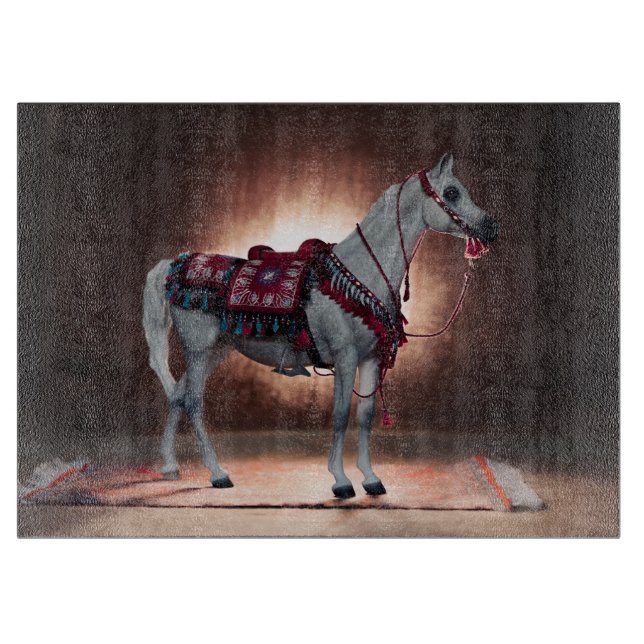 Planche À Découper Carte de coupe Arabian Horse (Devant)