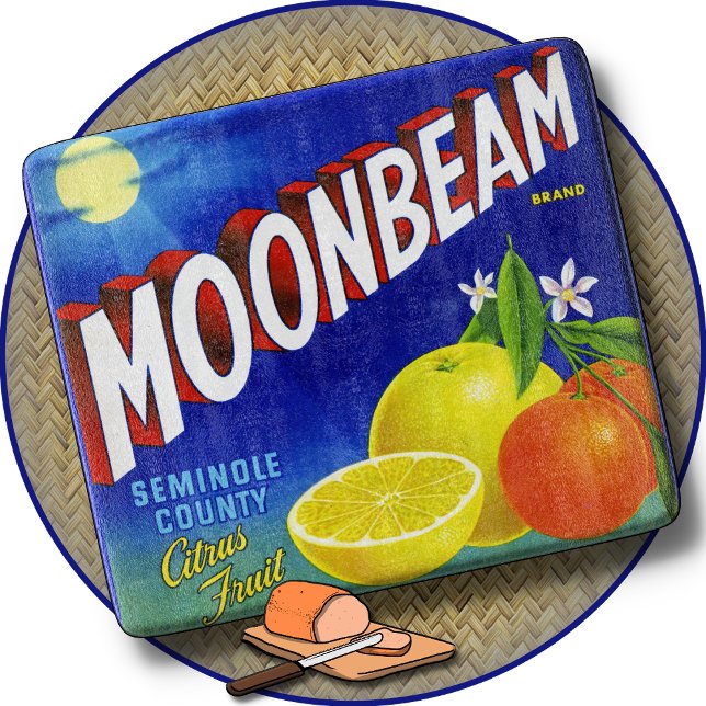 Planche À Découper CARTE DE COUPE - Citrus "Moonbeam" - Produire Étiq (Créateur téléchargé)