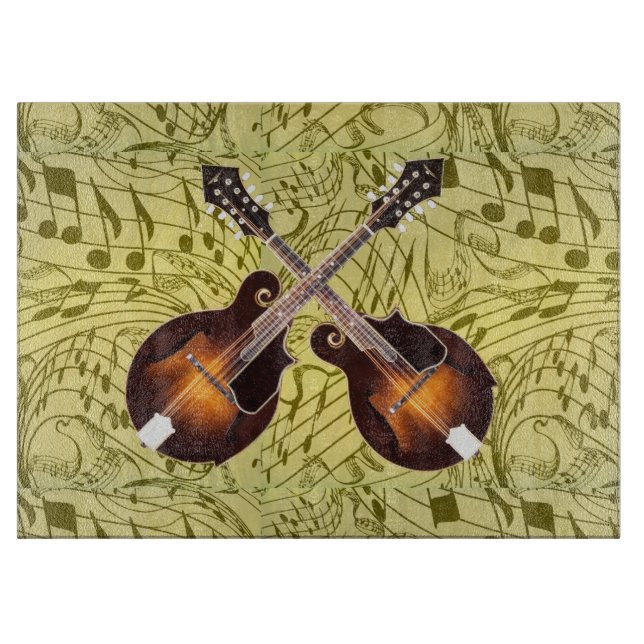 PLANCHE À DÉCOUPER CARTE DE COUPURE DE MANDOLINS TRAVERSÉE (Devant)