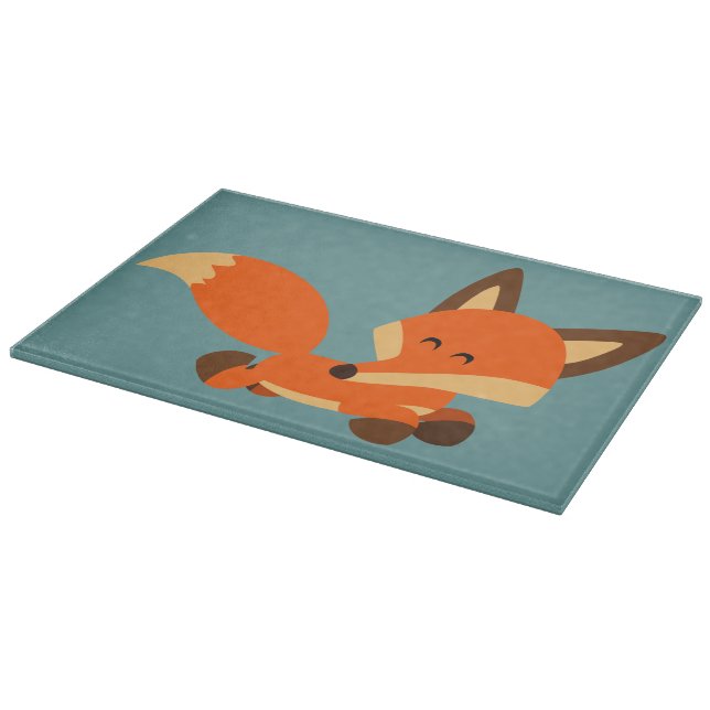 Planche À Découper Carte de découpe de renard de la flotte mignonne (Coin)