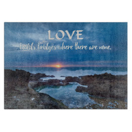 Planche À Découper Carte de découpe Love Builds Bridges