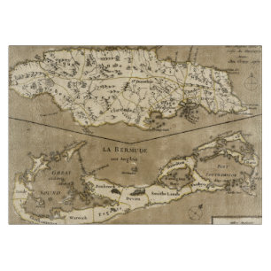 Planche À Découper CARTE : La JAMAÏQUE, 1767