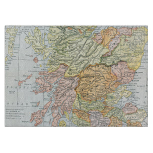 PLANCHE À DÉCOUPER CARTE : L'ECOSSE