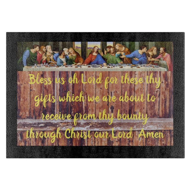 PLANCHE À DÉCOUPER CARTE RELIGIEUSE DE COUPE DE VERRE (Devant)