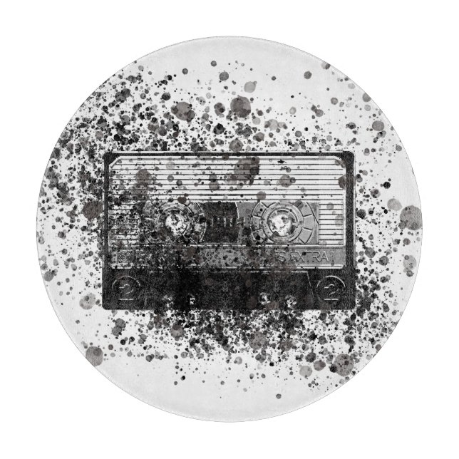 Planche À Découper Cassette audio rétro (Devant)