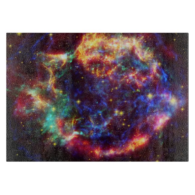 Planche À Découper Cassiopeia Galaxy Remnant Supernova (Devant)
