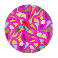 Célébration avec un design en mosaïque rose