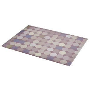 Planche À Découper Cercles de tissu motif abstrait