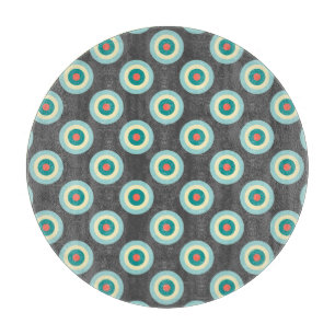 Planche À Découper Cercles mixtes gris par Shirley Taylor