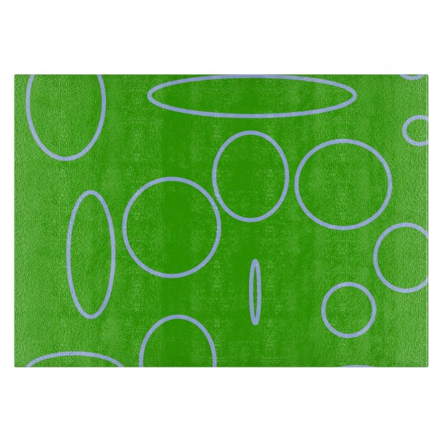 Planche À Découper Cercles verts (Devant)