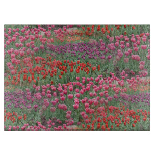 Planche À Découper Champ De Tulipes