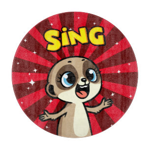 Planche À Découper Chanter Meerkat