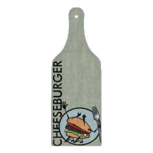 PLANCHE À DÉCOUPER CHEESEBURGER PADDLE CUTBOARD FUNNY