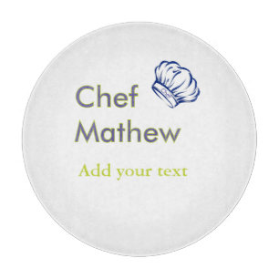 Planche À Découper Chef cuisinier ajouter nom texte hommes cuisine bo