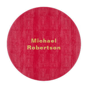 Planche À Découper Cherry Rouge or couleurs Professional tendance mod