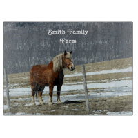 Cheval Belge En Paddock Cutboard