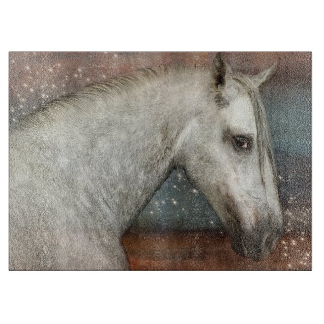 Planche À Découper Cheval blanc (Devant)