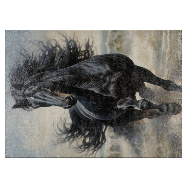 Planche À Découper Cheval blanc (Devant)