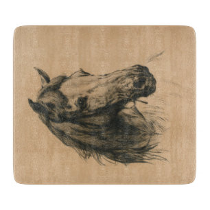 Planche À Découper Cheval's Head (par Heywood Hardy)