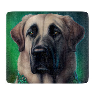 Planche À Découper Chien de berger anatolien en Robe de Fête de Saint