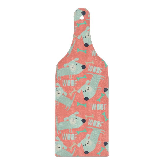 Planche À Découper Chiens et os de Woof (Devant)