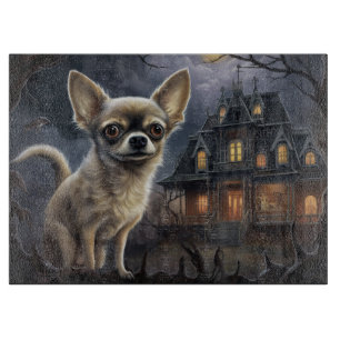 Planche À Découper chihuahua Halloween effroi