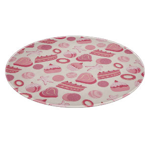 Planche À Découper Chocolat et pâtisseries motif 2