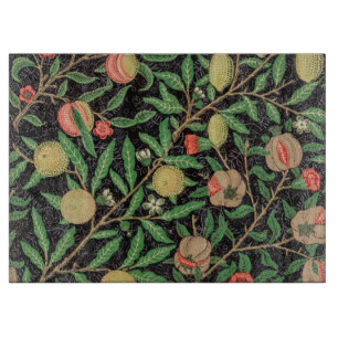 PLANCHE À DÉCOUPER CHOPPING BOARD VERRE : MORRIS : POMEGRANATES
