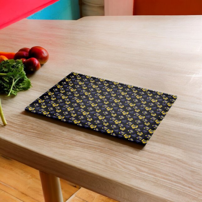Planche À Découper Chouette noire (Chopping Board)