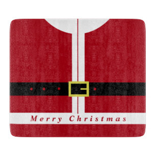 Planche À Découper Christmas Cutboard Cadeau Drôle Père Noël Design