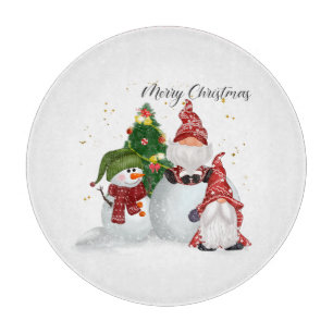 Planche À Découper Christmas Gnomes