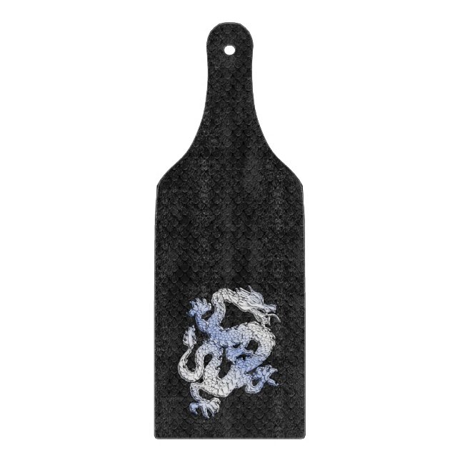 Planche À Découper Chrome Orient Style Dragon Black Snake Peau Imprim (Devant)