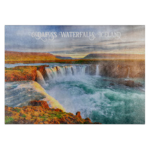 Planche À Découper Chutes de Godafoss, Islande